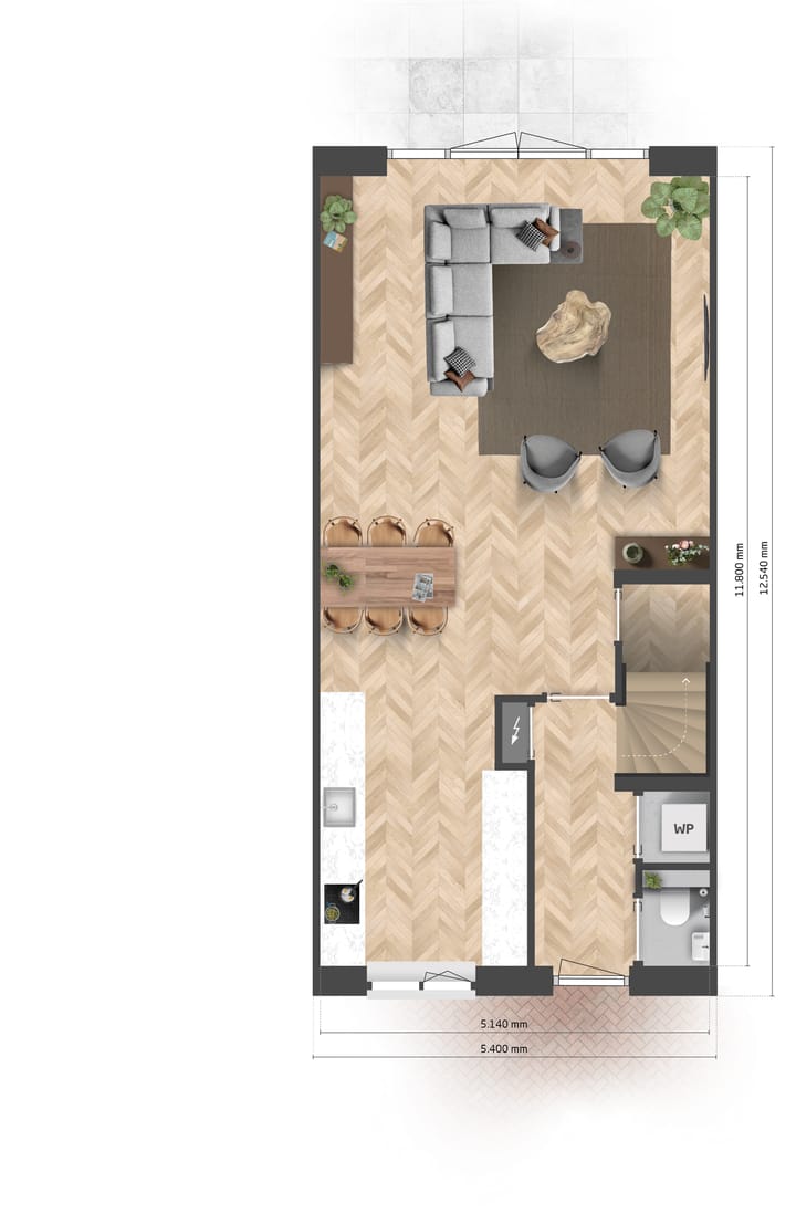 Foto 3 van De Maten fase 4 - Kornuit (Bouwnr. 9)