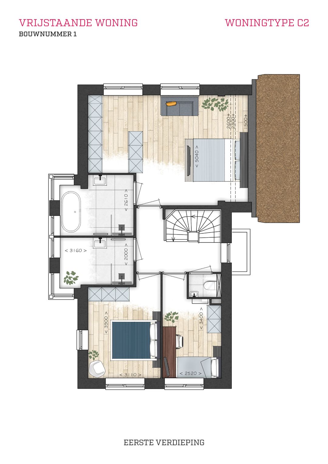 Foto 8 van Vrijstaande Villa (Bouwnr. 1)