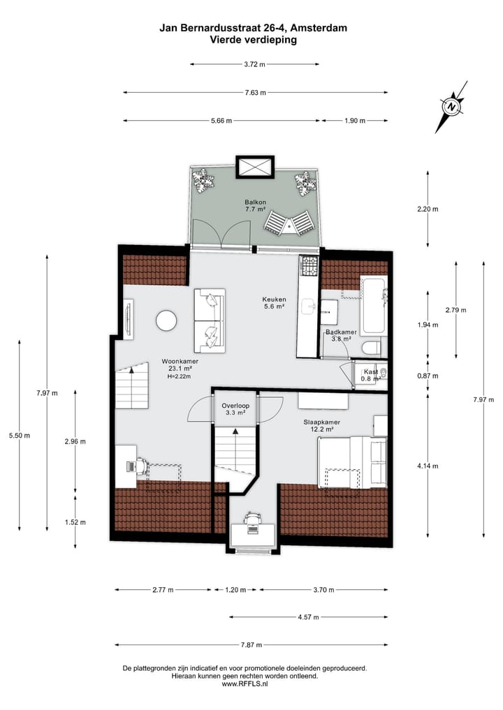 Foto 23 van Jan Bernardusstraat 26-4