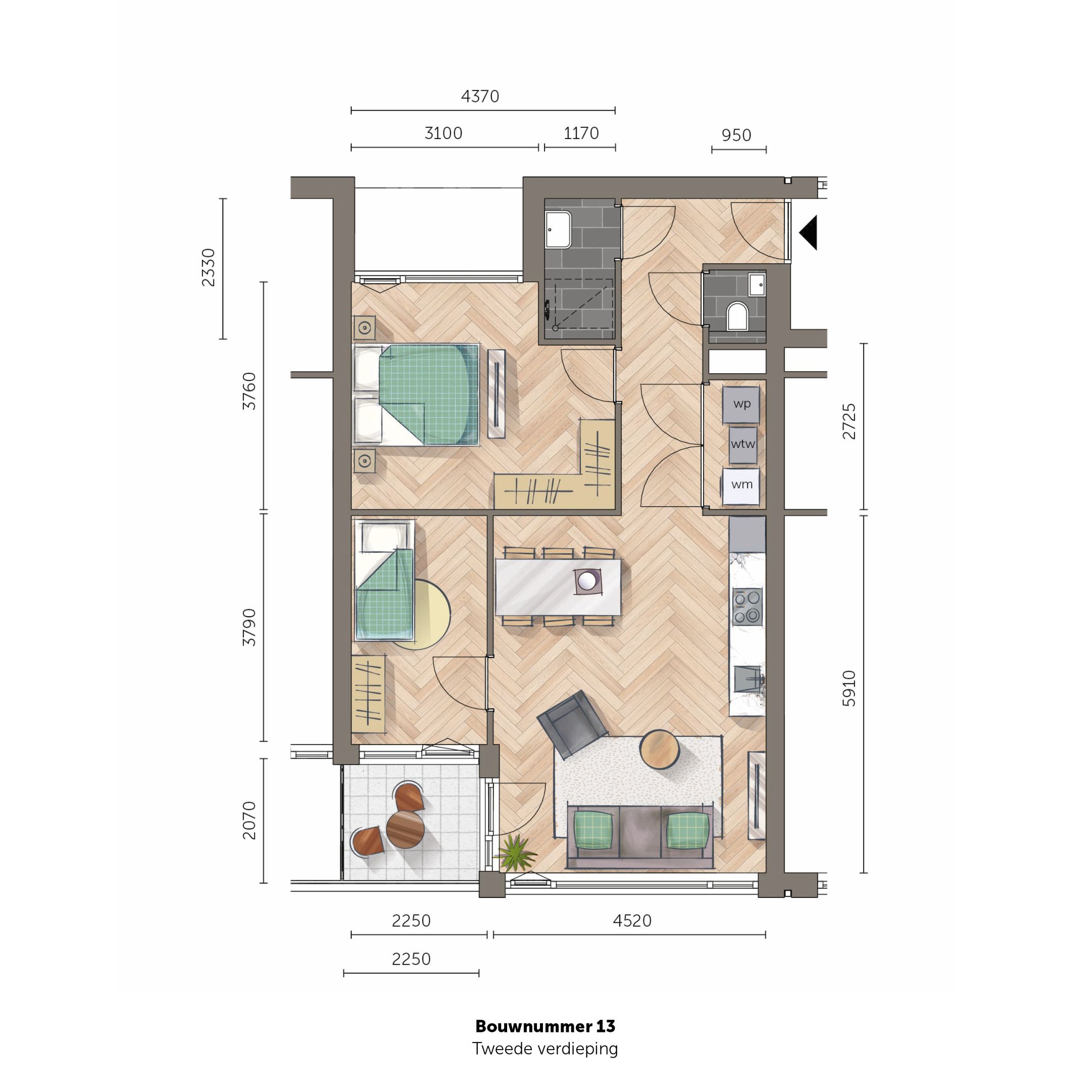 Photo 6 of Appartement (Bouwnr. 13)