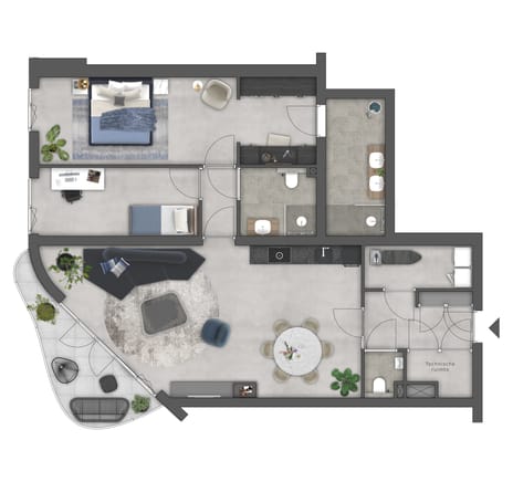 Image of H Apartment with shared street entrance