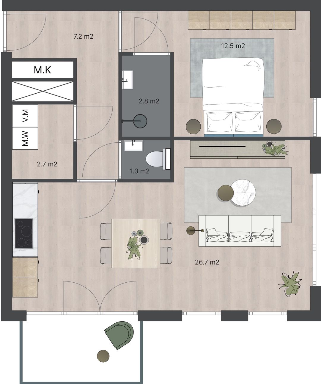 Foto 6 van 3Kwartier