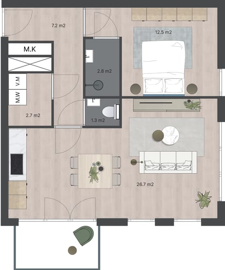 Foto 6 van 3Kwartier