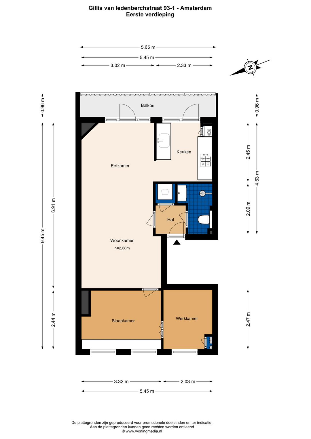 Foto 31 van Gillis van Ledenberchstraat 93-1