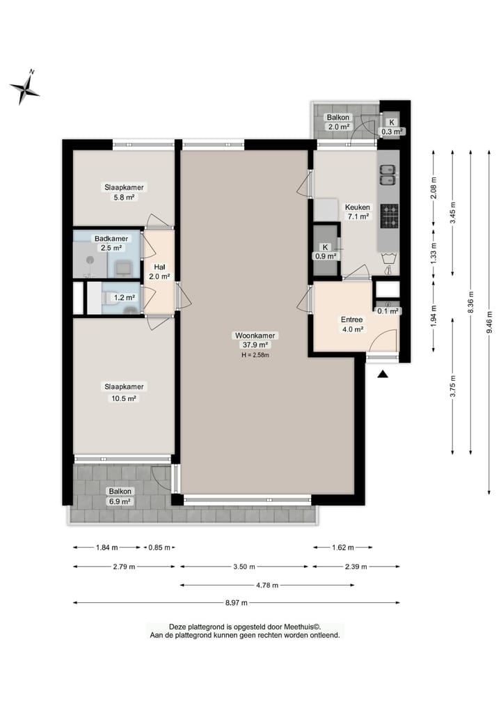 Foto 43 van Admiraal de Ruyterlaan 28-F