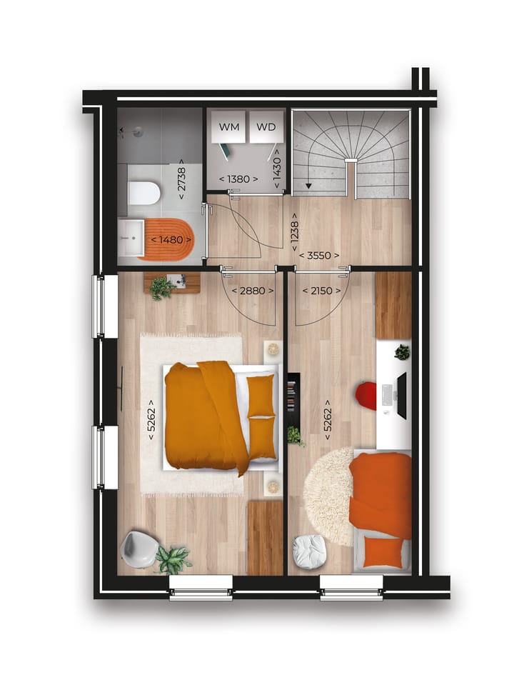 Foto 5 van Boerderijwoningen (Bouwnr. 8)