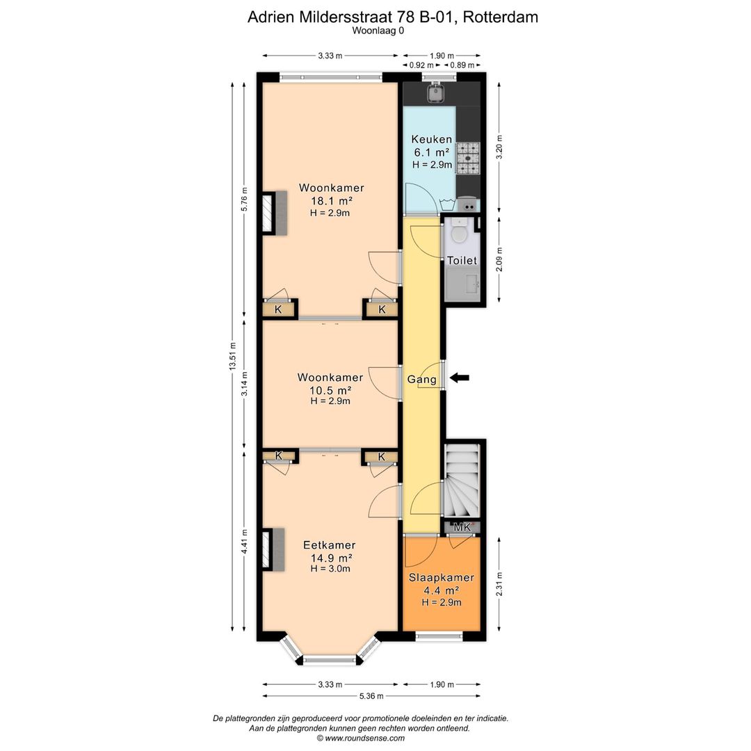 Foto 31 van Adrien Mildersstraat 78-B01