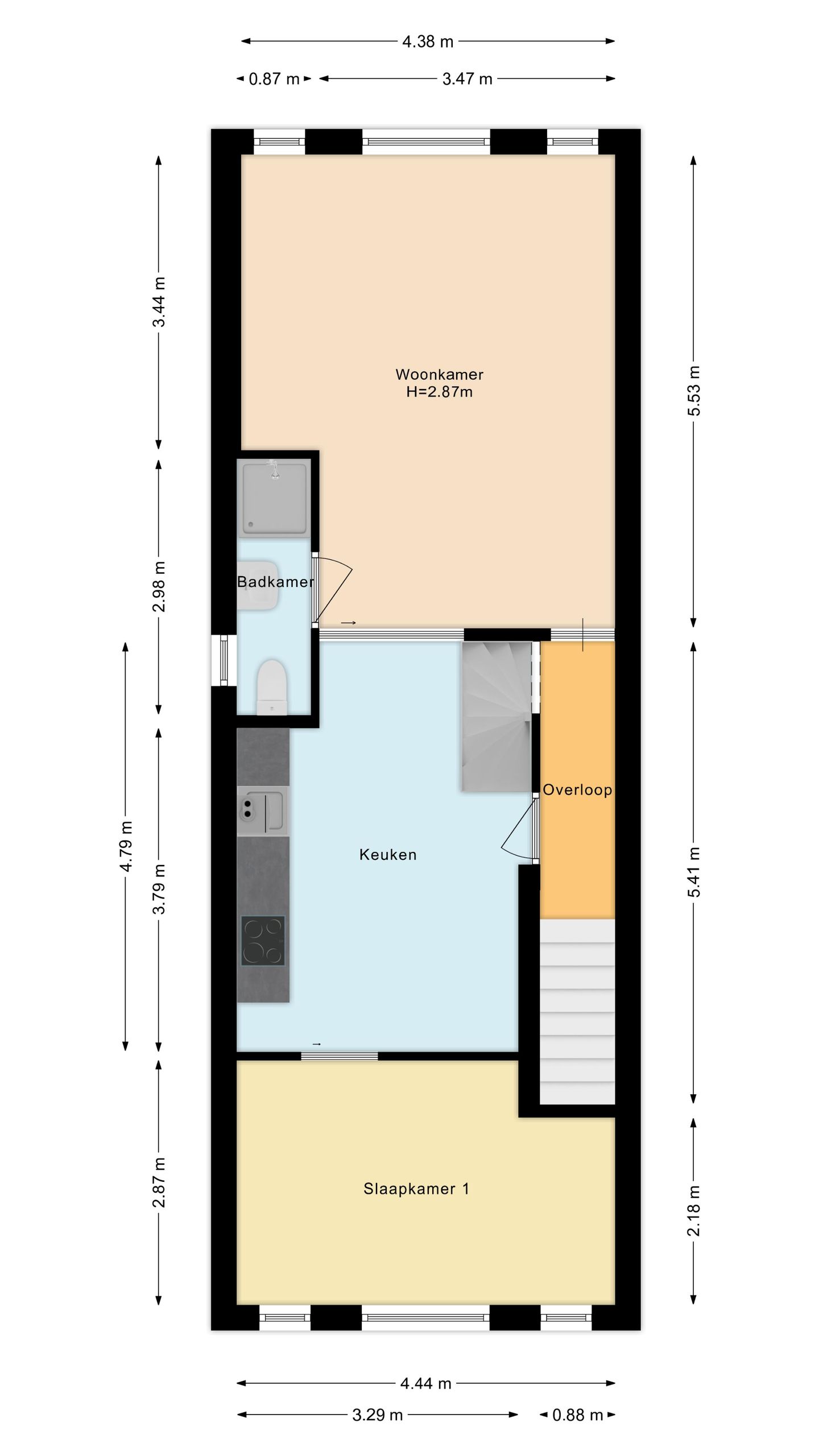 Foto 44 van Rapenburgerstraat 159-1