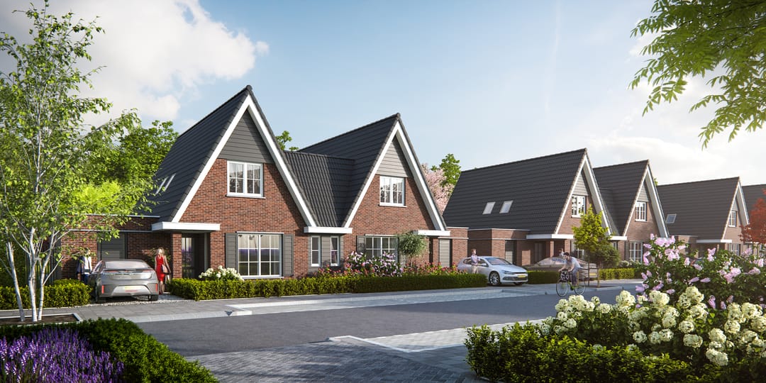 Foto 2 van Halfvrijstaand/2-onder-1-kap (Bouwnr. 17)