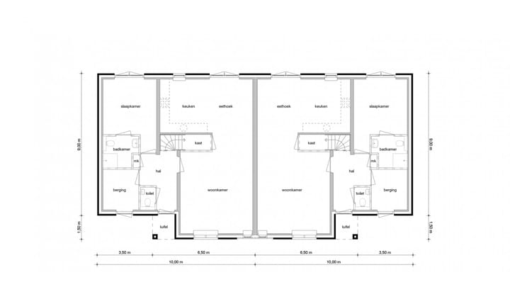 Foto 3 van Halfvrijstaand/2-onder-1-kap (Bouwnr. 18)