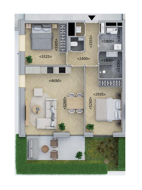 Hoekappartement thumbnail