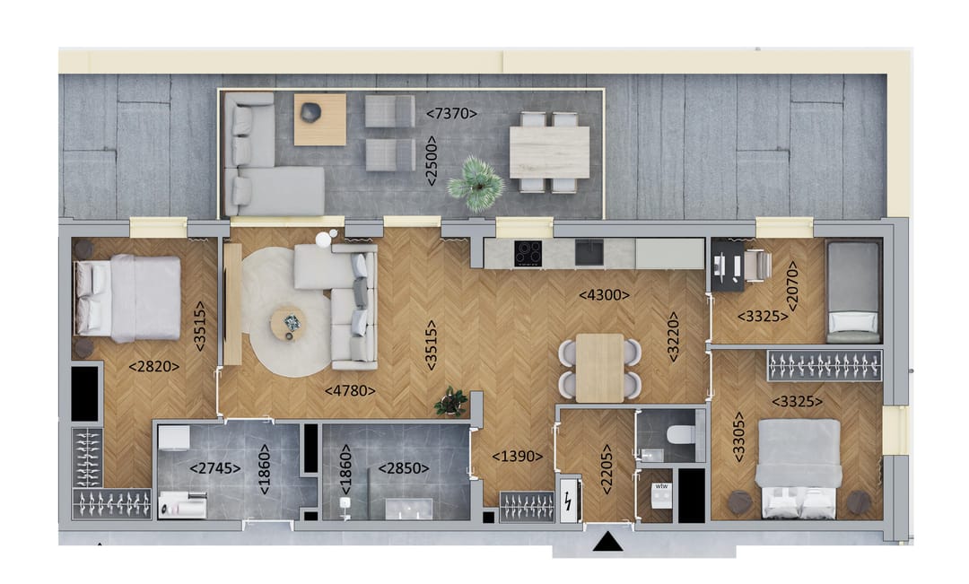 Foto 1 van Penthouse (Bouwnr. D4.2)