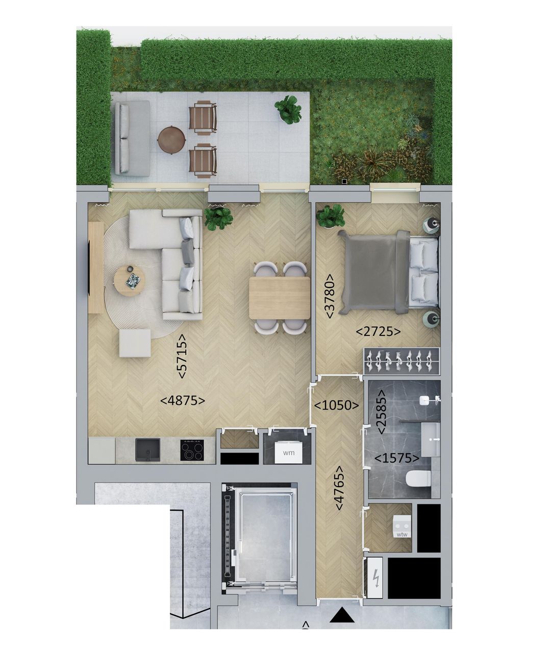 Photo 1 of Tussenappartement (Bouwnr. C0.2)