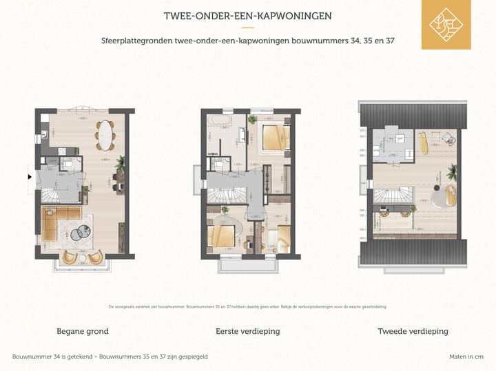 Foto 3 van Twee-onder-een-kapwoning Kamillehof (Bouwnr. 34)
