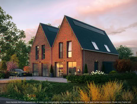 Foto van Bouwnummer 3 - Type Hertog 2-onder-1-kapwoning