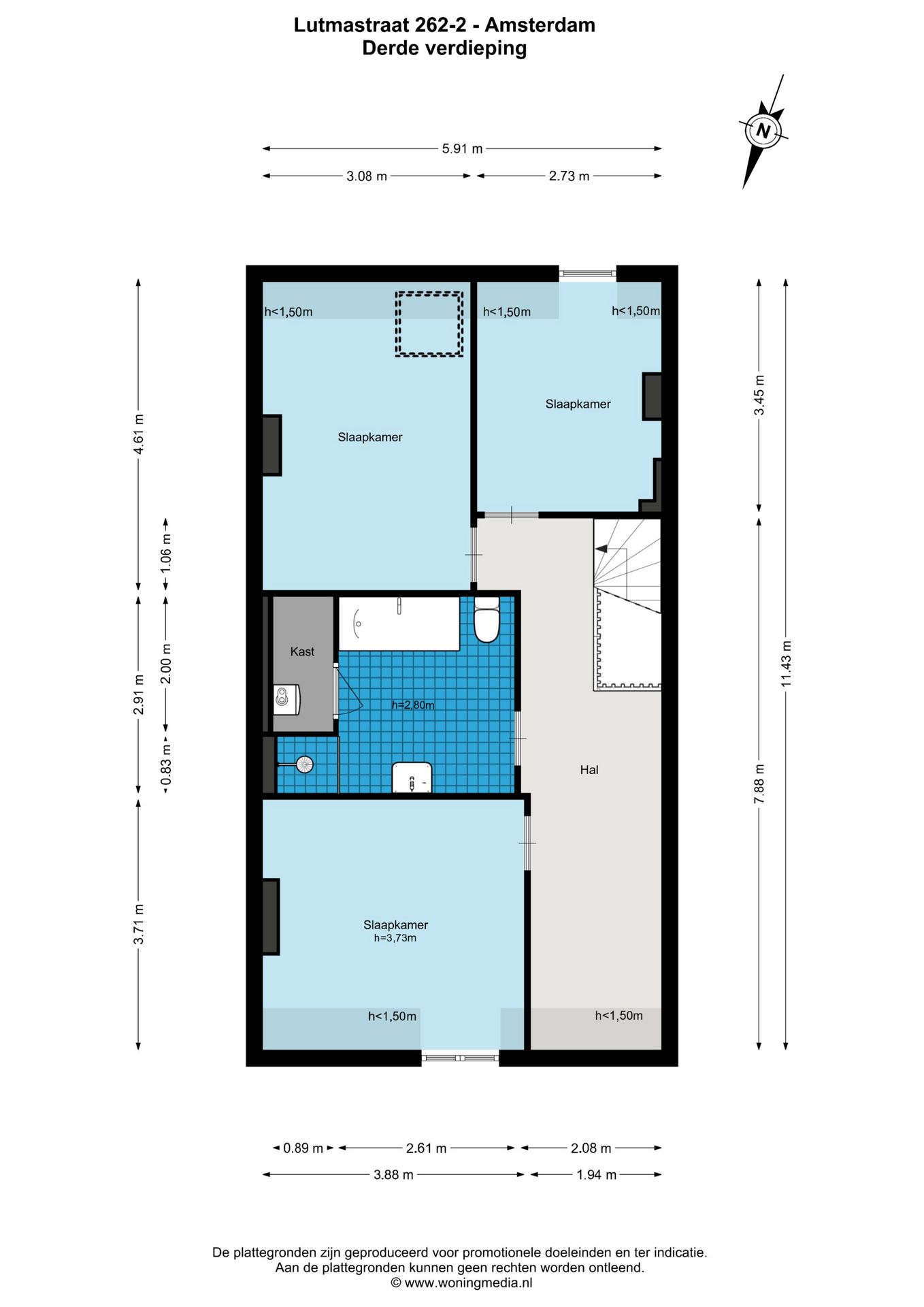 Foto 34 van Lutmastraat 262-2