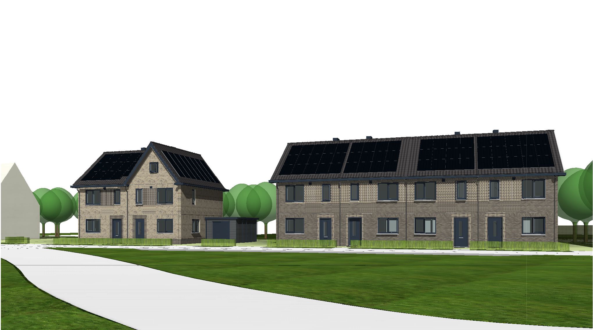 Foto van De Gloep-fase 2  -  EENGEZINSWONINGEN - 2/1-KAP & 4/1-KAP