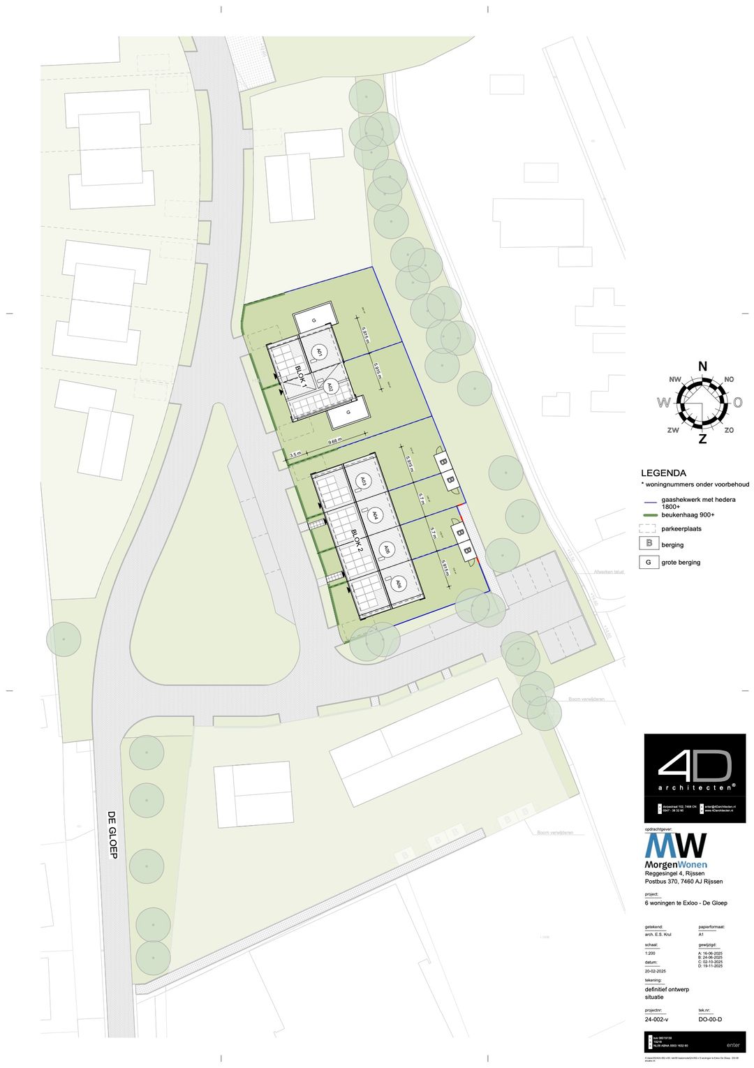 Foto 2 van De Gloep-fase 2  -  EENGEZINSWONINGEN - 2/1-KAP & 4/1-KAP