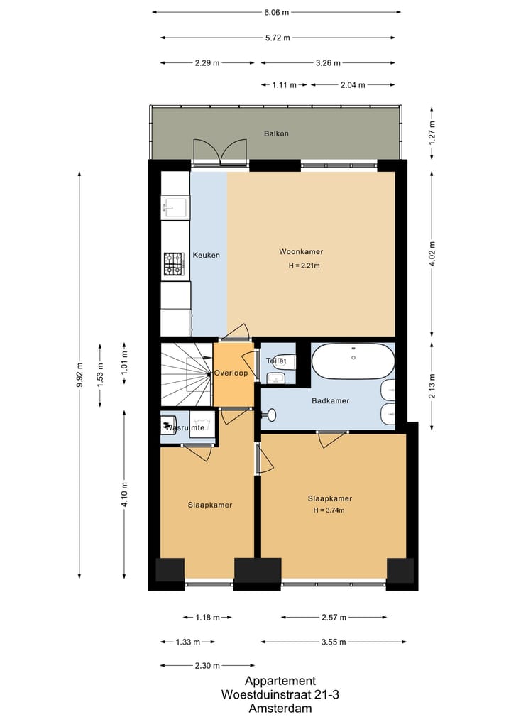 Photo 22 of Woestduinstraat 21-3