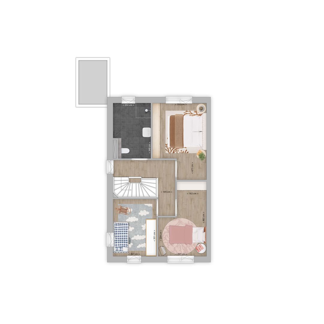 Foto 11 van 2 onder 1 kapwoning (Bouwnr. 4)