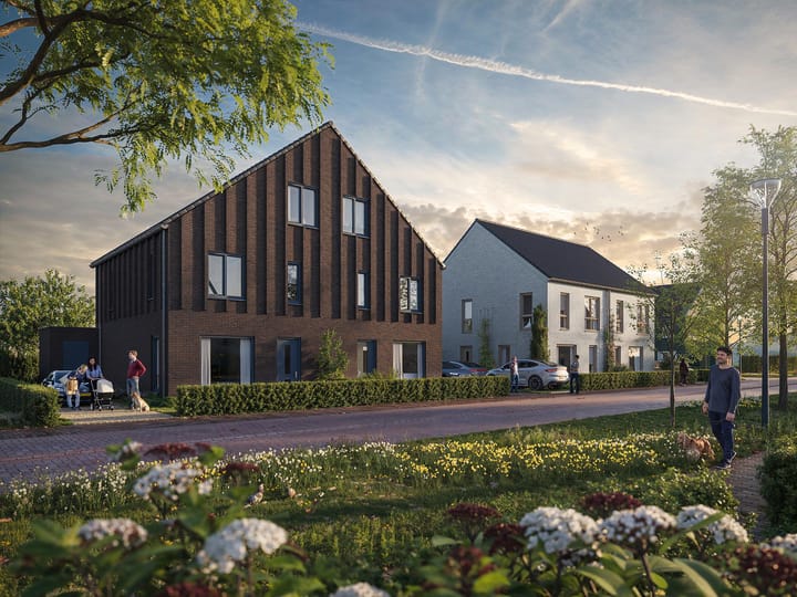 Photo 2 of 2 onder 1 kapwoning (Bouwnr. 6)