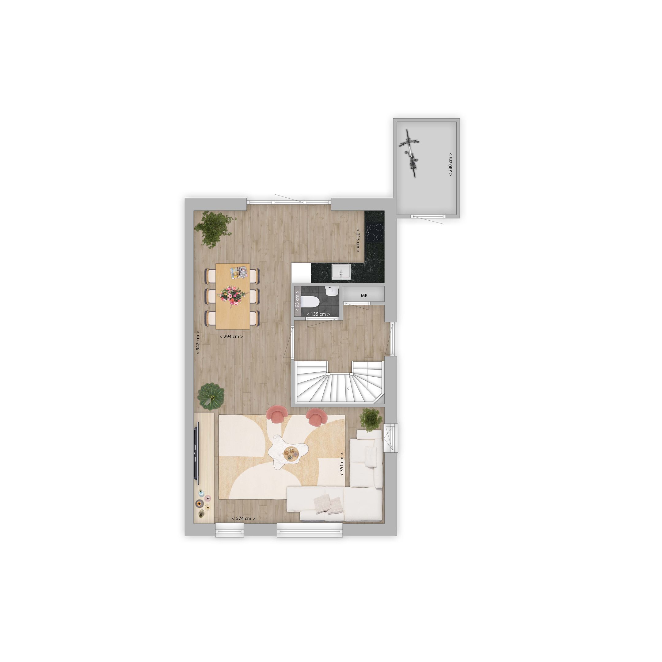 Foto 12 van 2 onder 1 kapwoning (Bouwnr. 5)