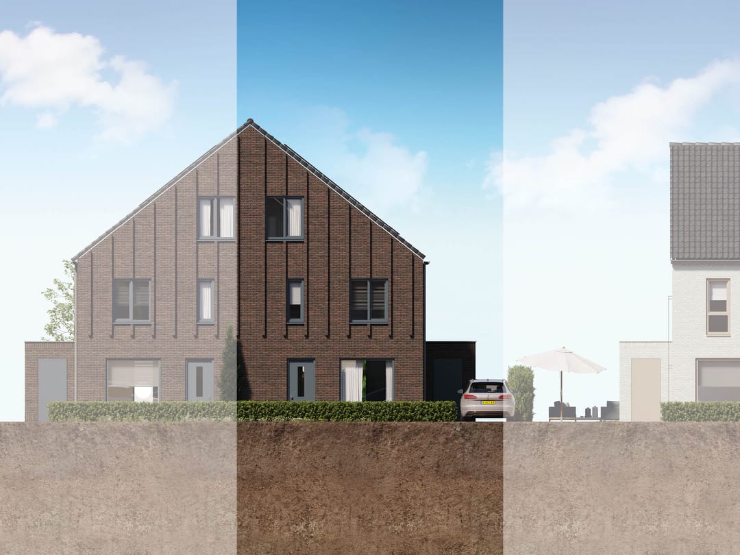 Foto 1 van 2 onder 1 kapwoning (Bouwnr. 7)