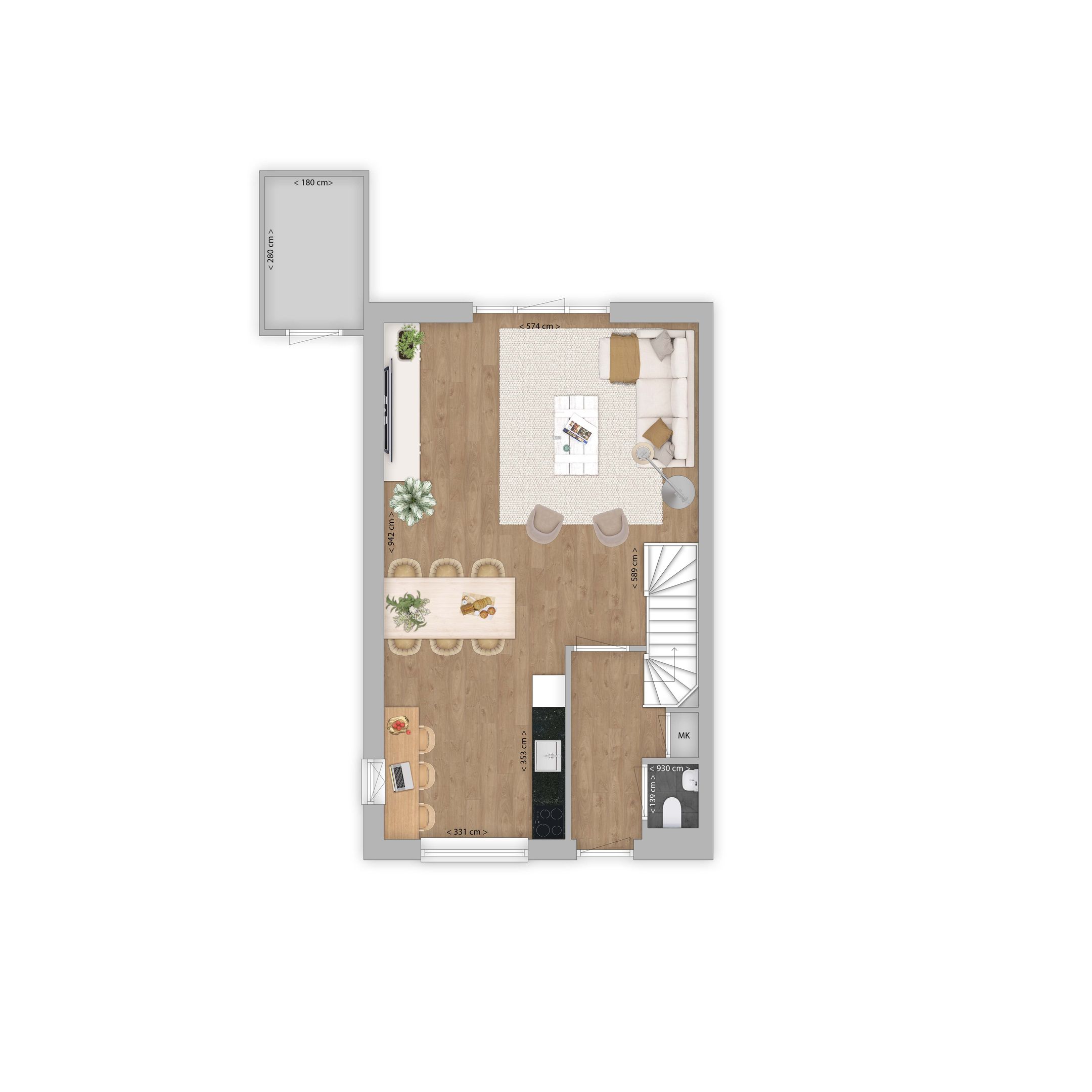 Foto 12 van 2 onder 1 kapwoning (Bouwnr. 6)