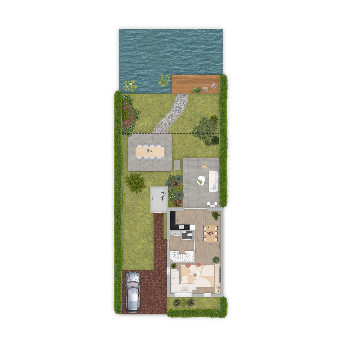 Foto 10 van 2 onder 1 kapwoning (Bouwnr. 8)