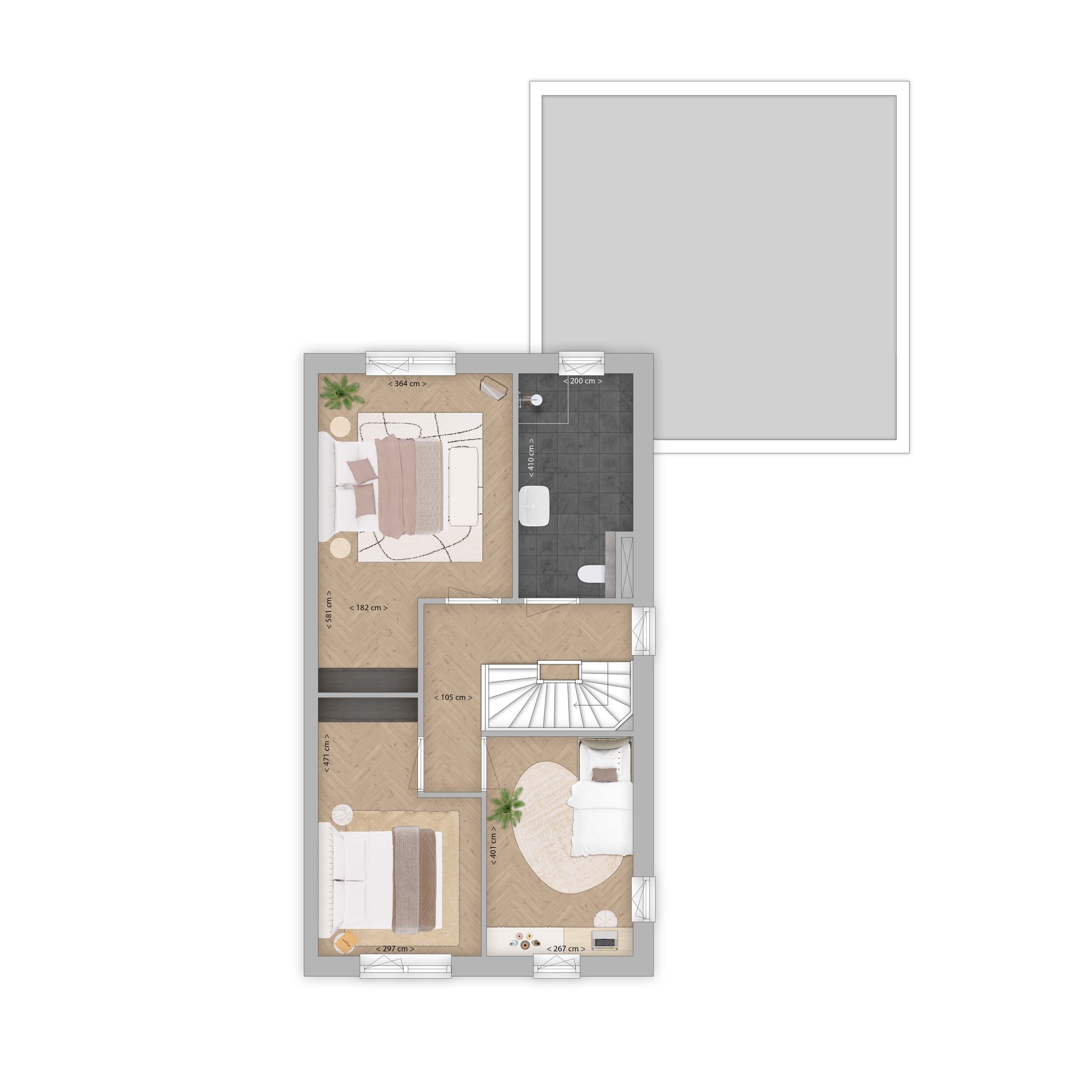 Foto 18 van 2 onder 1 kapwoning (Bouwnr. 14)