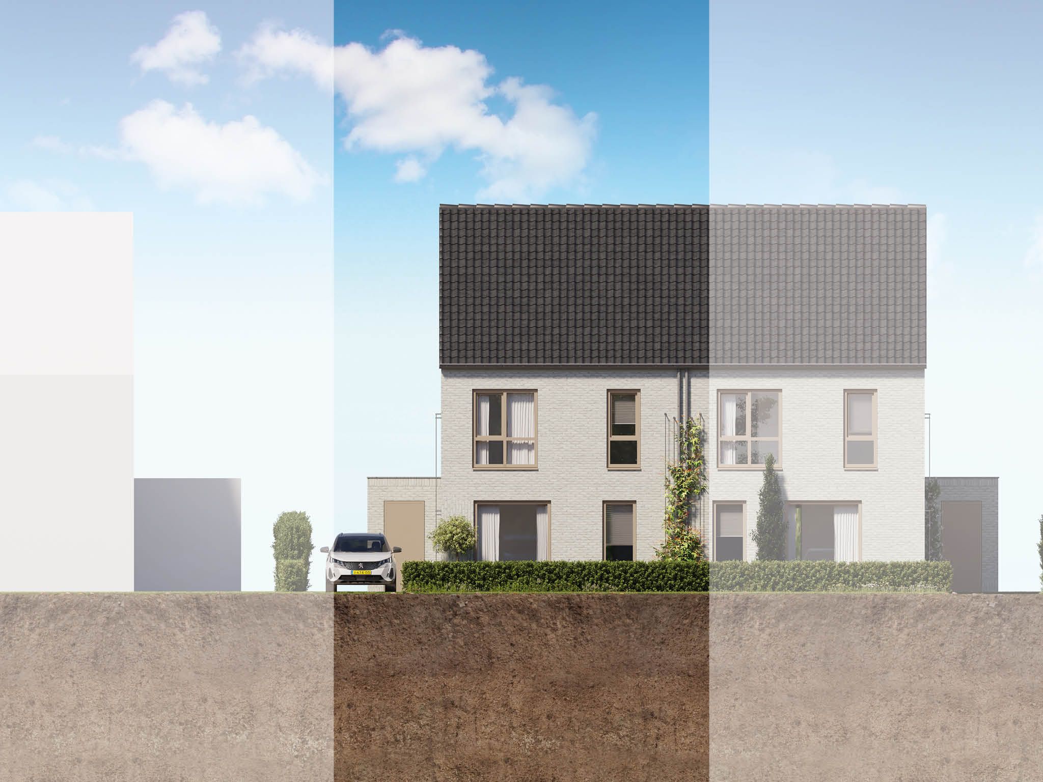 2 onder 1 kapwoning (Bouwnr. 30)  false