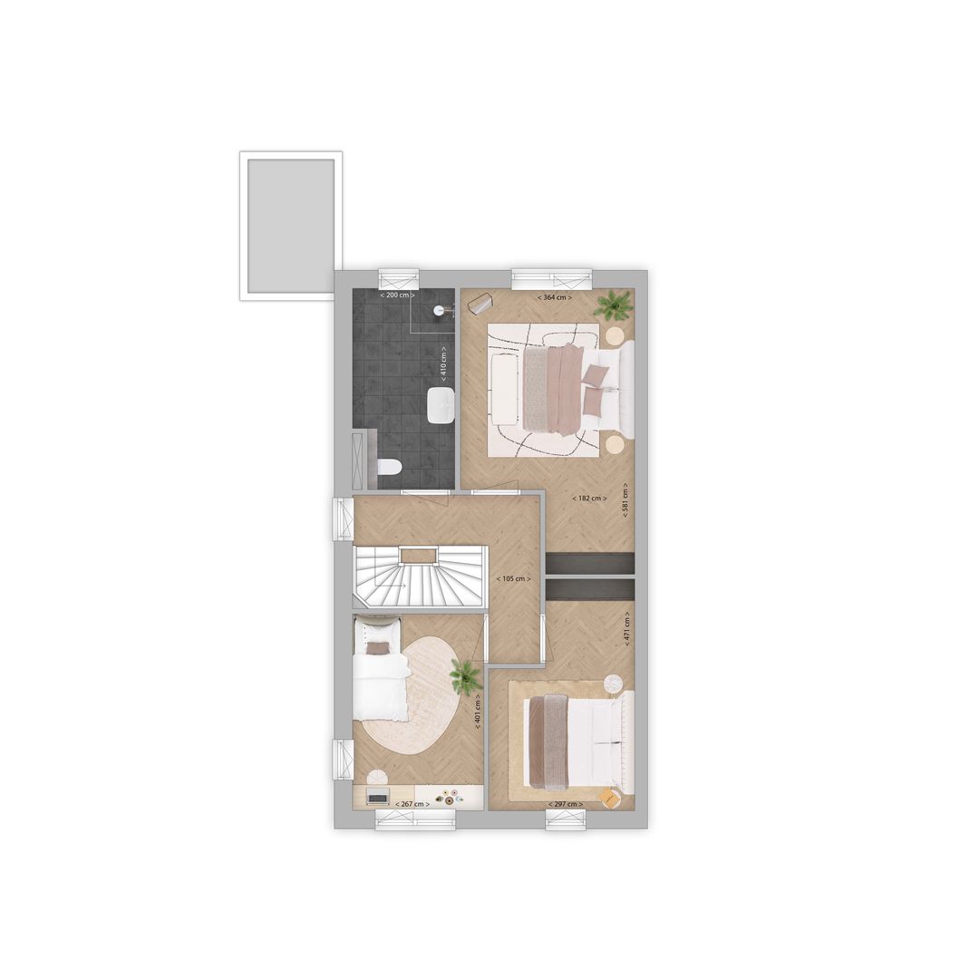 Foto 11 van 2 onder 1 kapwoning (Bouwnr. 17)