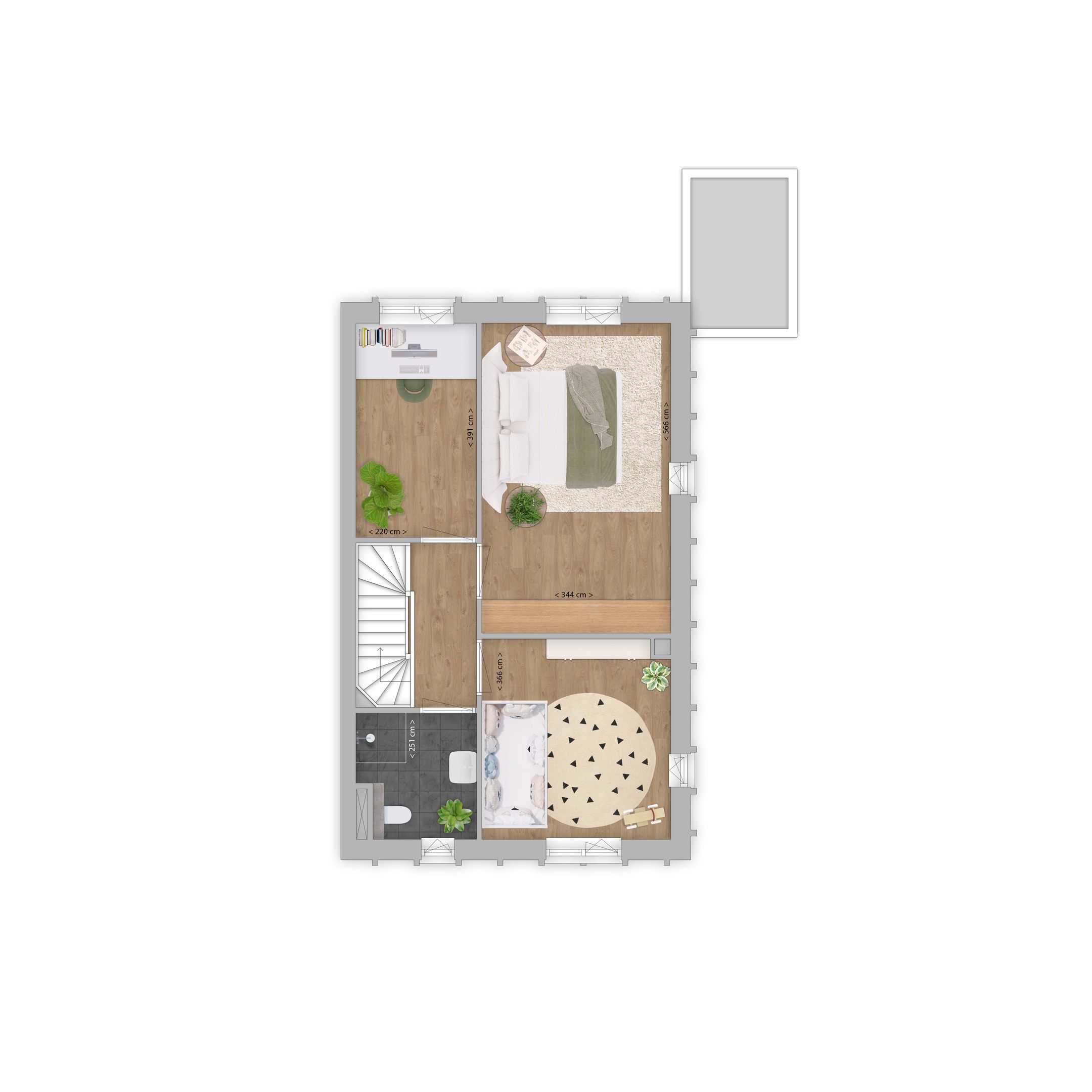 Photo 12 of 2 onder 1 kapwoning (Bouwnr. 36)