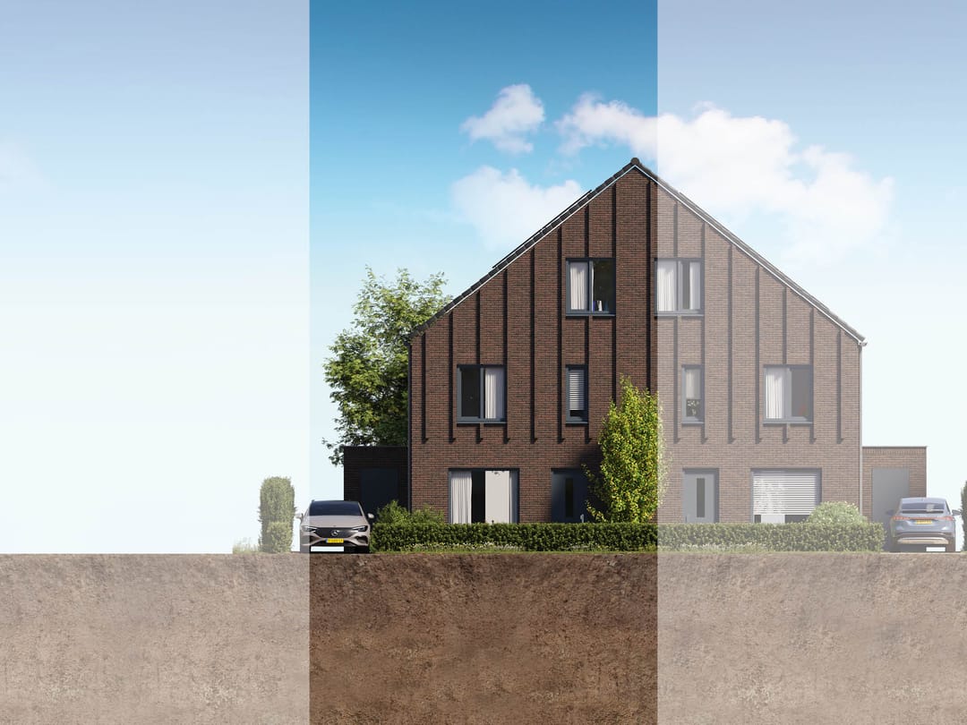 Photo 1 of 2 onder 1 kapwoning (Bouwnr. 35)