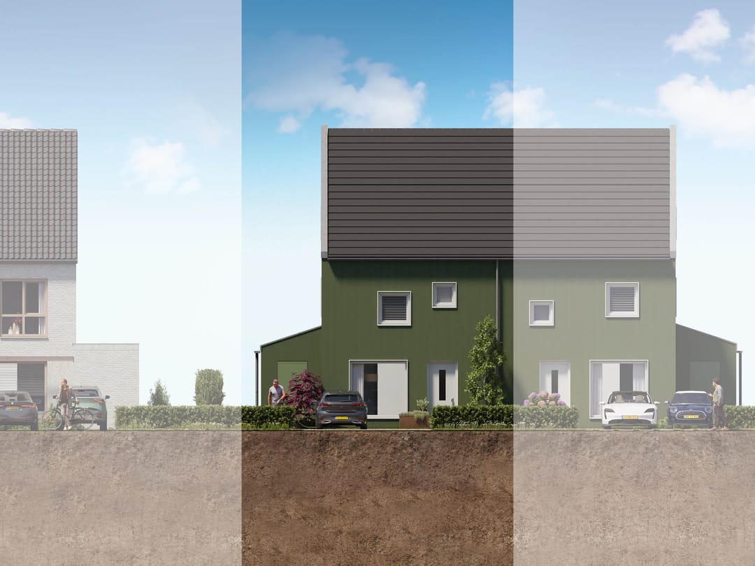 Photo 1 of 2 onder 1 kapwoning (Bouwnr. 53)