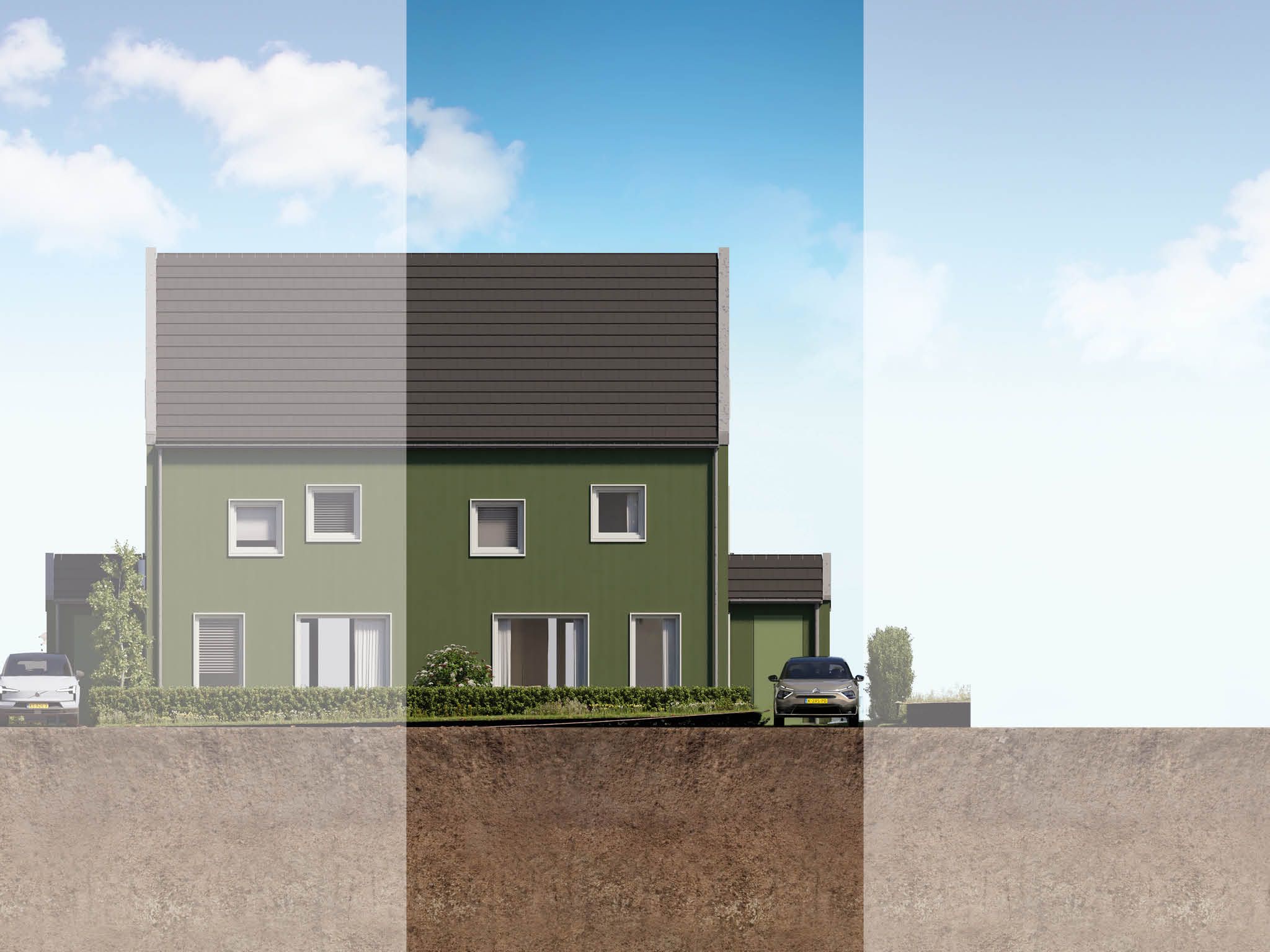 2 onder 1 kapwoning (Bouwnr. 40) false