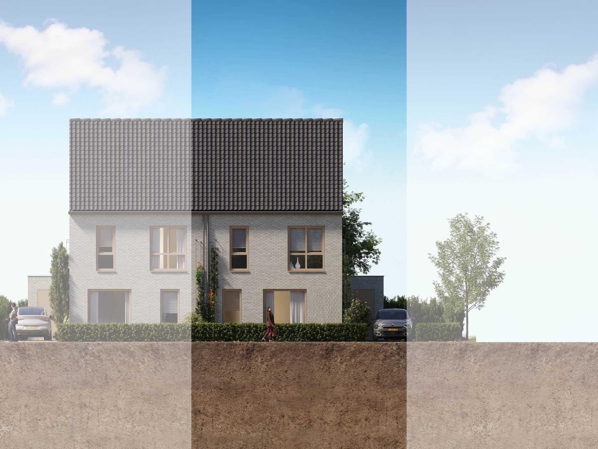 2 onder 1 kapwoning (Bouwnr. 56) false