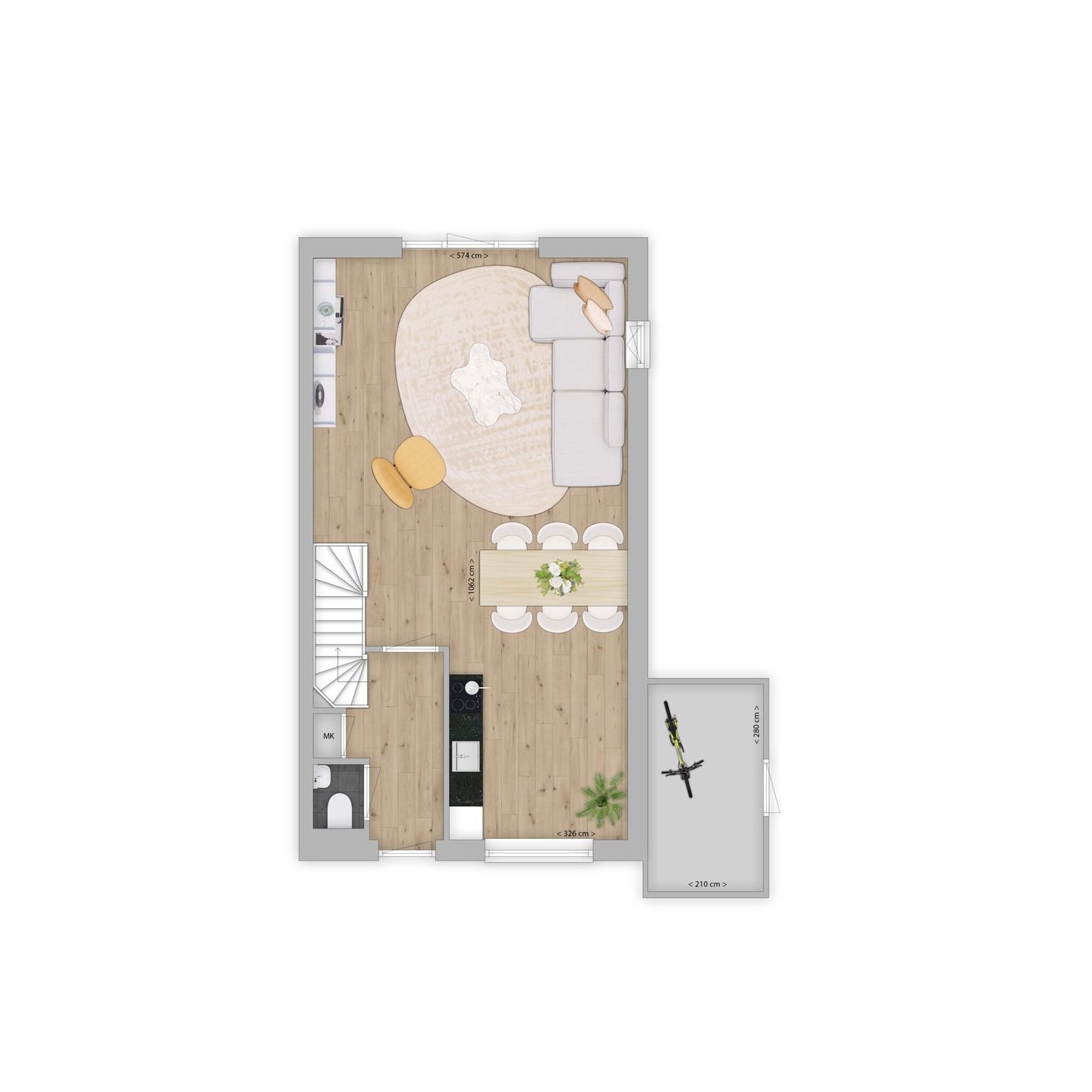 Foto 10 van 2 onder 1 kapwoning (Bouwnr. 54)