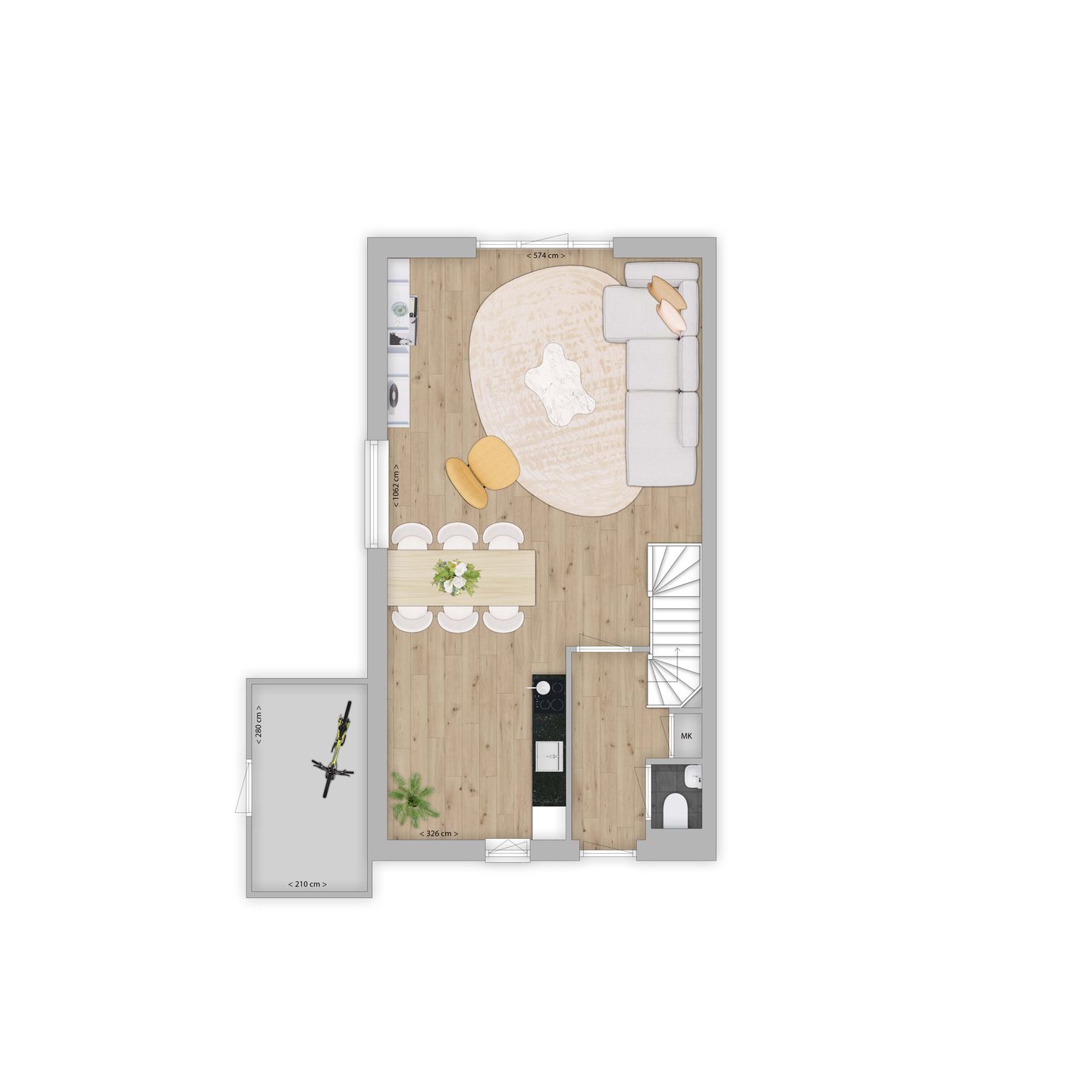 Photo 10 of 2 onder 1 kapwoning (Bouwnr. 55)