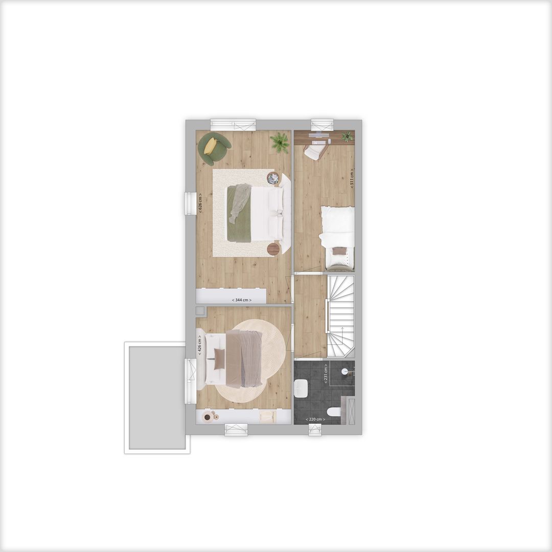 Photo 11 of 2 onder 1 kapwoning (Bouwnr. 55)