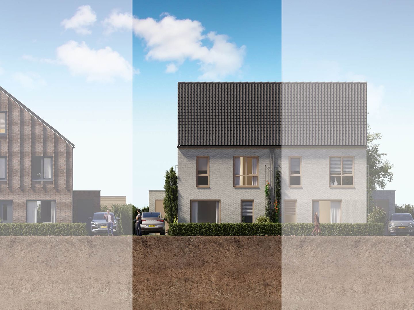 Photo 1 of 2 onder 1 kapwoning (Bouwnr. 57)