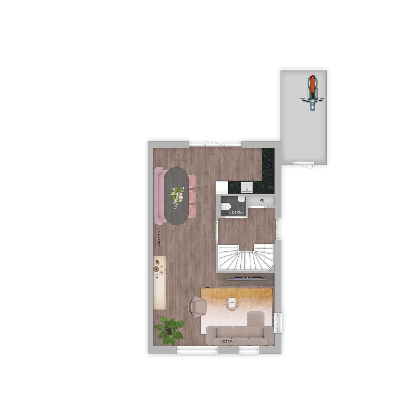 Foto 10 van 2 onder 1 kapwoning (Bouwnr. 40)