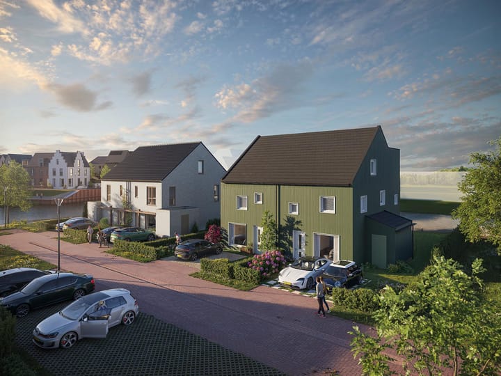 Photo 2 of 2 onder 1 kapwoning (Bouwnr. 52)