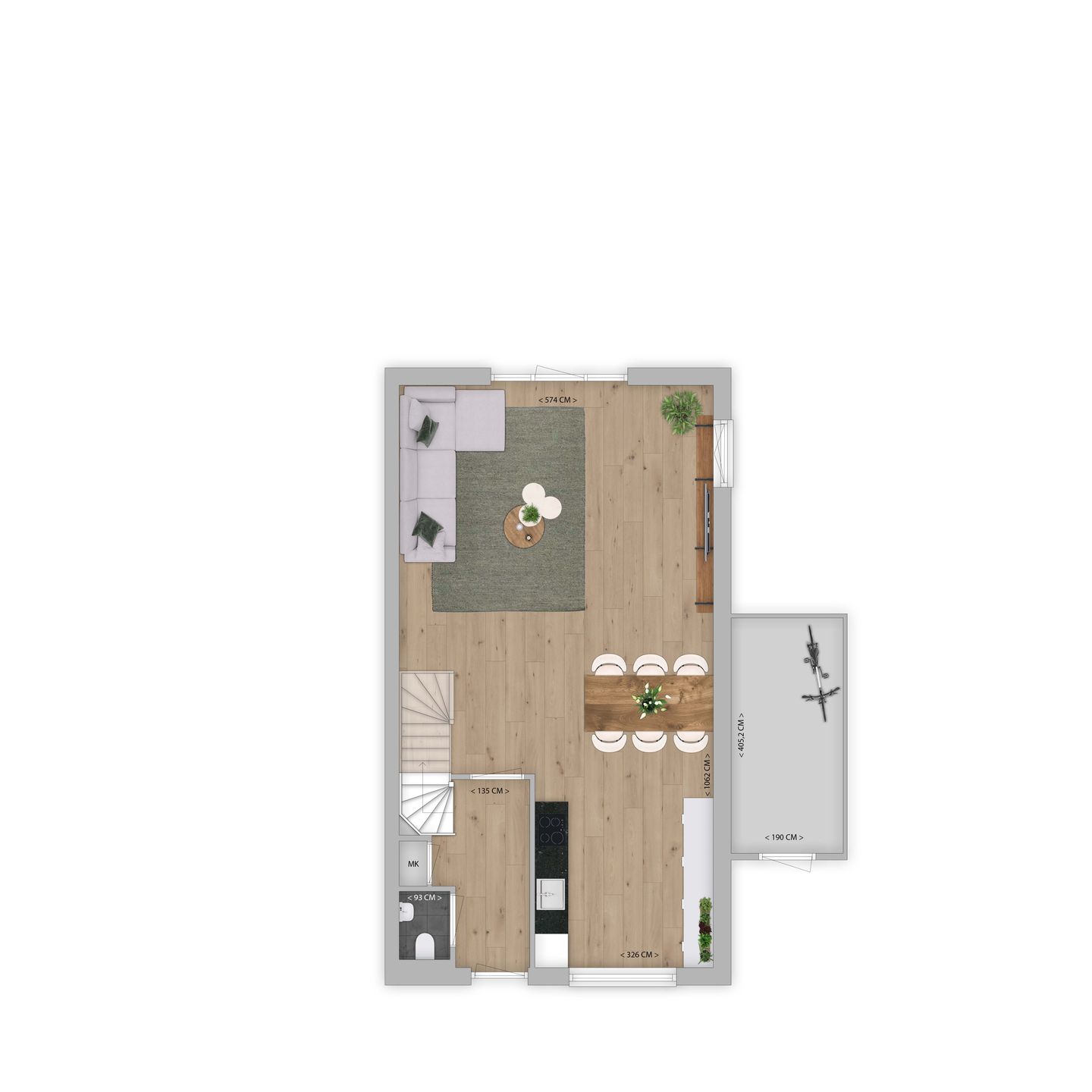 Foto 10 van 2 onder 1 kapwoning (Bouwnr. 52)