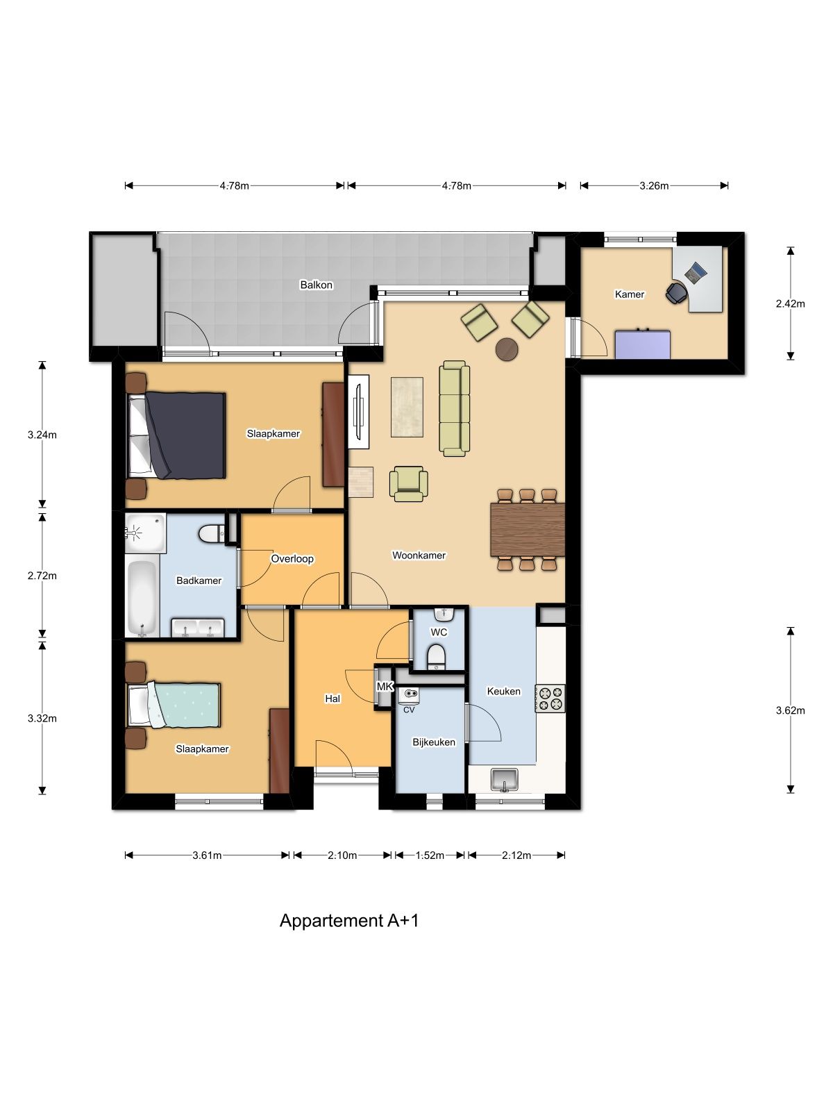 Photo 12 of H.J. van Heekplein 80-32