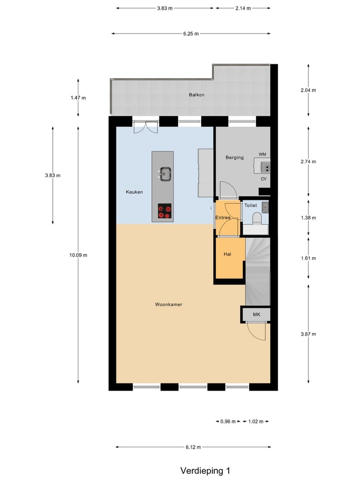 Foto 37 van Claes de Vrieselaan 91-A02