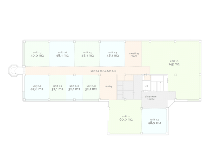Reactorweg 1e verdieping