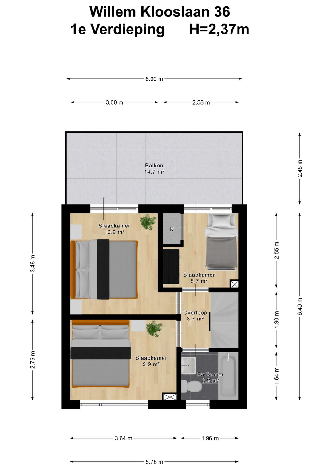 Foto 61 van Willem Klooslaan 36