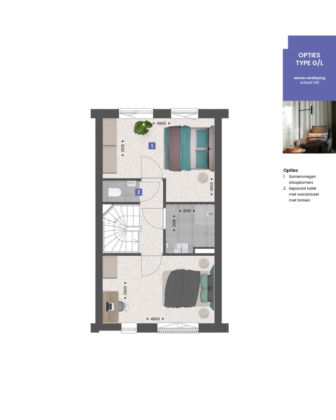 Foto 2 van Tussenwoning | Berghse Weide (Bouwnr. 35)