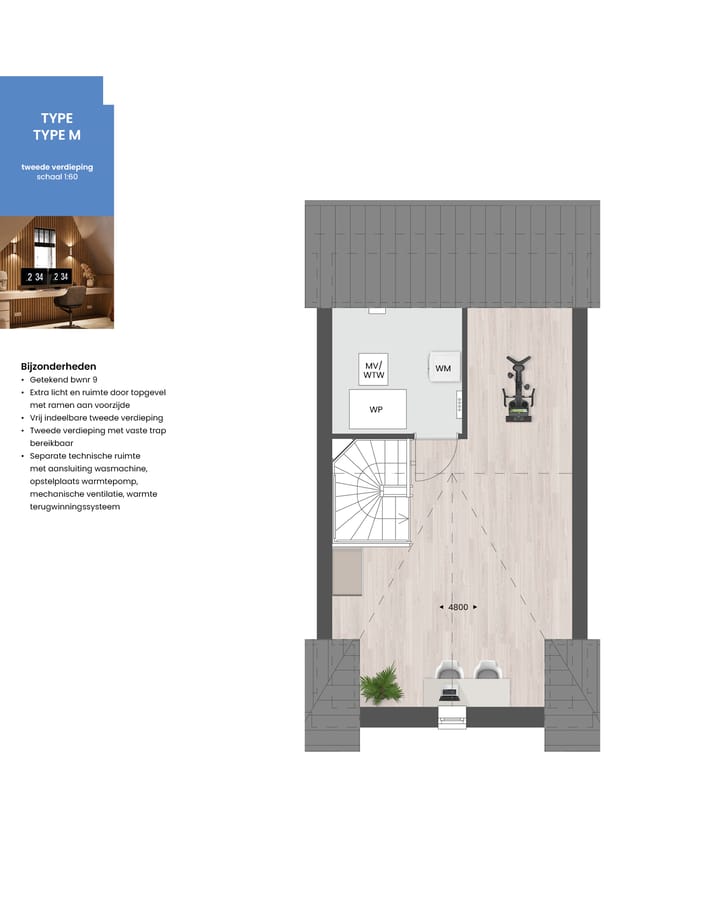 Foto 4 van Tussenwoning | Berghse Weide (Bouwnr. 9)